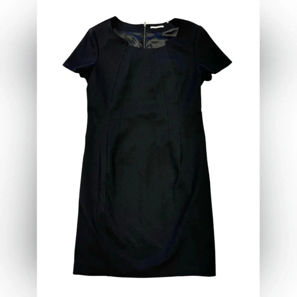 TAHARI Dress Black Short Sleeve Plus Size Midi Size 16 - Picture 4 of 11